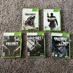 XBOX 360 Games - CALL OF DUTY bundle